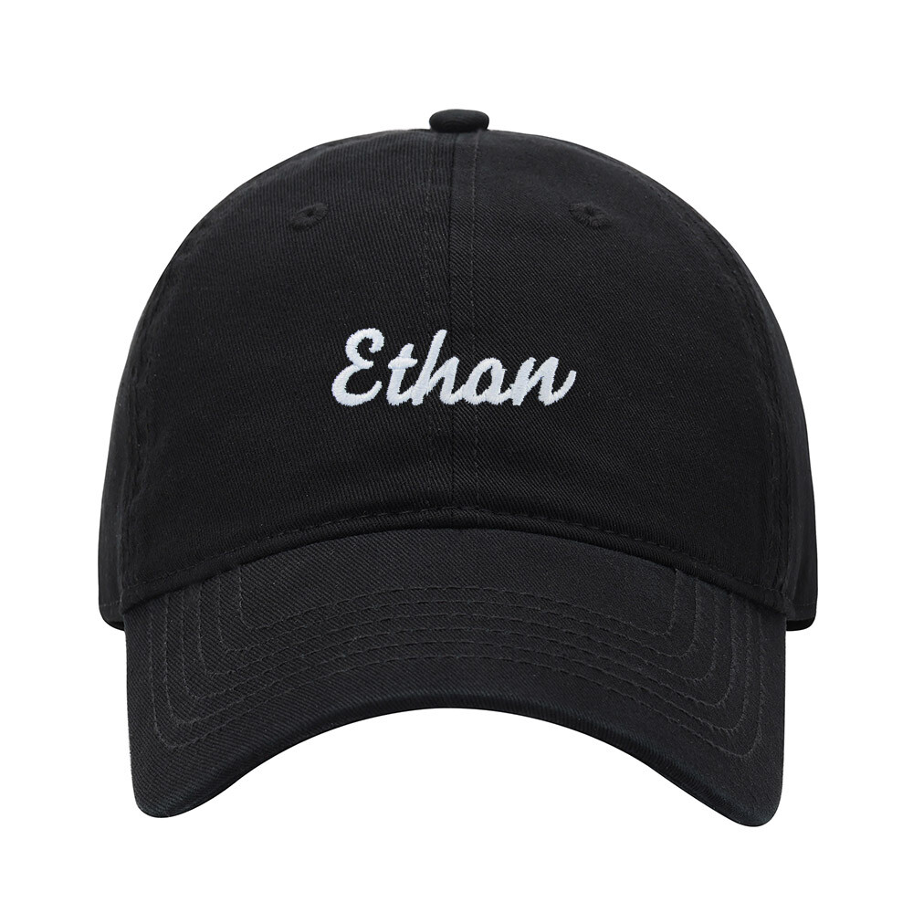 Baseball Cap Men Name Ethan Gift Embroidered Washed Cotton Dad Hat Baseball Caps