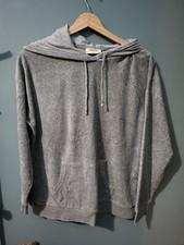 Papaya Size M Medium Grey Velour Hoodie 1223/60/v 