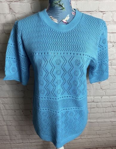 Women’s Glimpse Design Blue Summer Jumper Size Small/Medium New With Tags - Picture 1 of 10