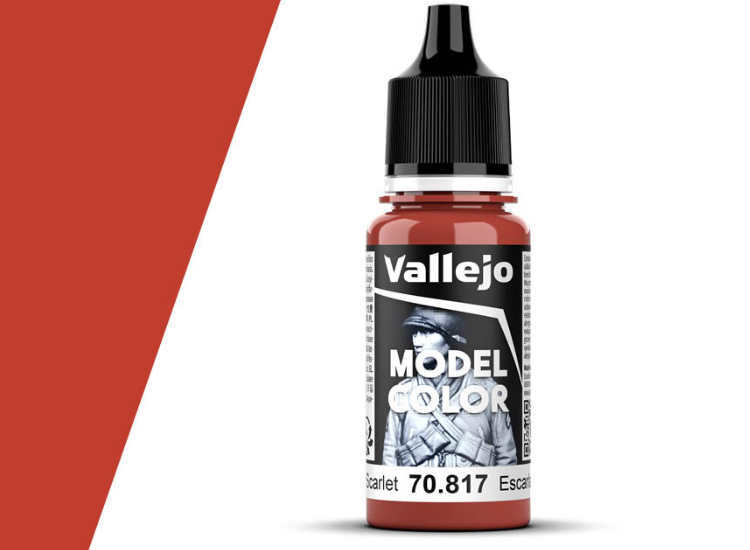 Vallejo 18ml 817 Model Color - Scarlet (37)