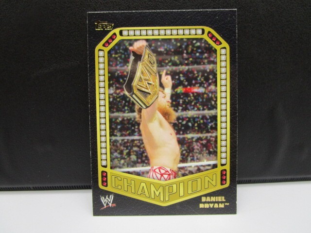 2014 Topps Wrestling WWE Daniel Bryan Champion Insert Trading Card #30