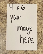 Personalized Custom Order 4X6 Photo Magnet with your own Image.