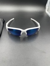 Oakley Flak Beta Matte White w/Sapphire Iridium Lenses