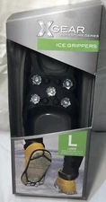 XGear Ice Shoe Grippers  Adventure Series Large Mens 12-14 Or Womens 13.5-15.5