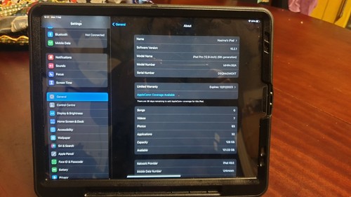 Apple iPad Pro 5th Gen 128GB, Wi-Fi + 5G (Unlocked), 12.9 in - Space Grey - Afbeelding 7 van 12