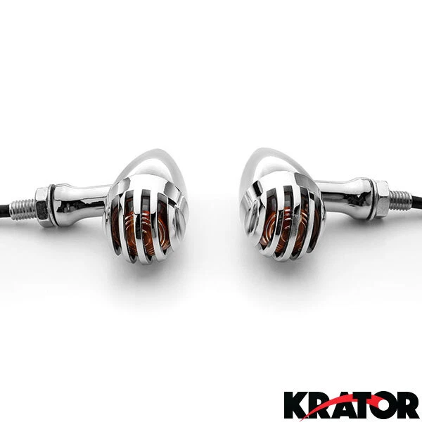 Parrilla cromada de 2 piezas para Kawasaki VN Vulcan Classic Nomad Drifter 1500 Foto 3 de 4