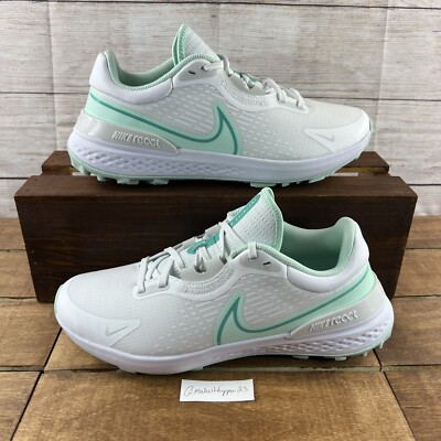 Nike Infinity Pro 2 Golf Shoes White Mint DJ5593-100 Men Size 10.5