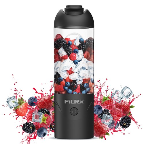 Electric Smoothie Blender Bottle, Rechargeable Portable Personal Blender, 18oz