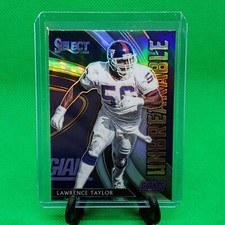 2020 Select Football LAWRENCE TAYLOR Unbreakable SILVER PRIZM SP Insert #U5