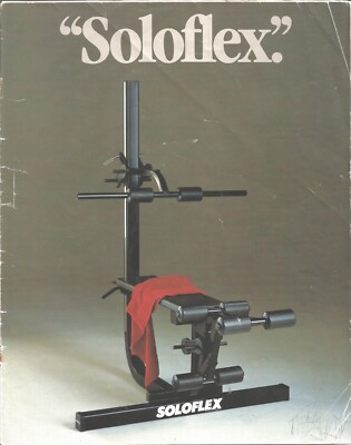 (2) Soloflex Sales (1988) and Accessories (1989) Brochures Exercise Collectible
