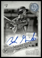 2018 Topps Gypsy Queen #GQA-ZG Zack Granite Autographs Black and White #/50