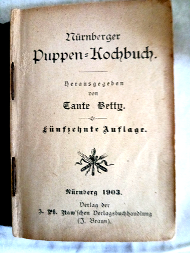 Antikes Puppen-Kochbuch, 1903 - Picture 3 of 8