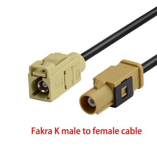 1pc Fakra A/B/C/D/E/F/G/H/I/K/Z Male to Female Jack Pigtail Cable RG174 15cm 6" - Picture 10 of 11