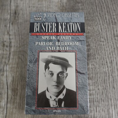 SEALED BUSTER KEATON Take 2 VHS Speak Easily Parlor, Bedroom and Bath
