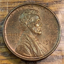 1909 VDB Lincoln Cent Nice Original Glossy Brown Choice Uncirculated CHRC