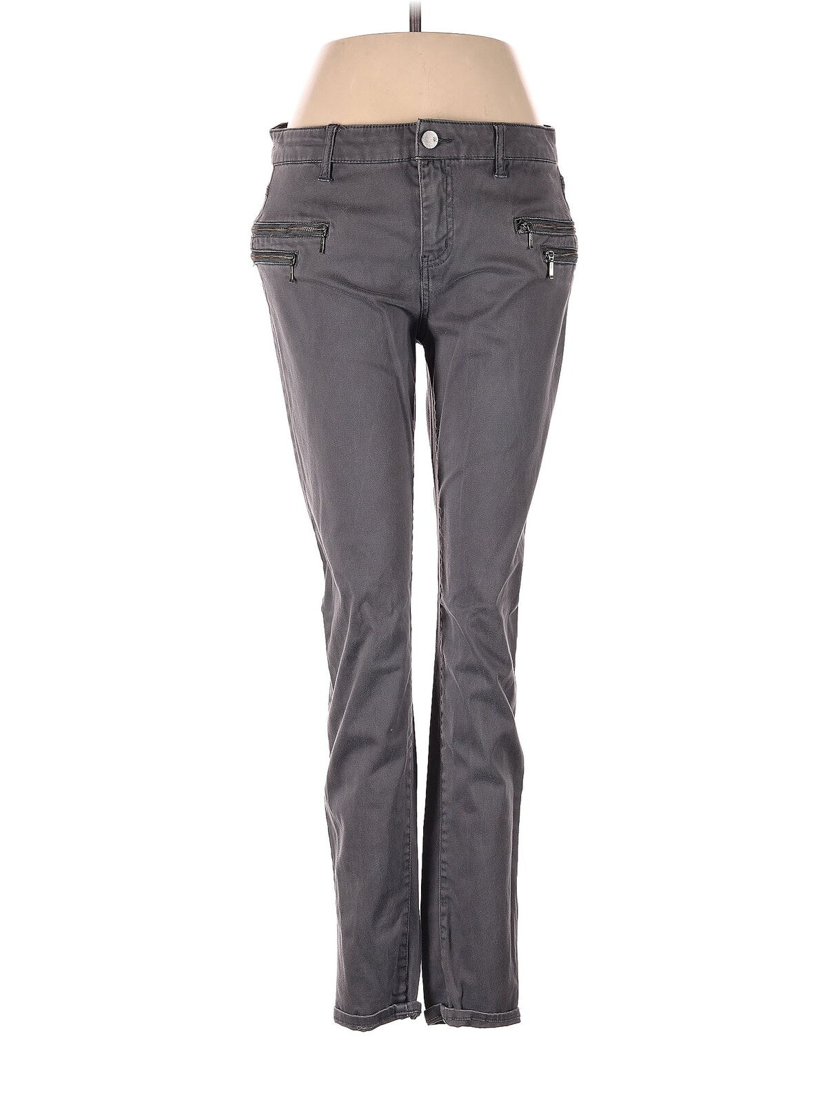 Soho JEANS NEW YORK & COMPANY Women Gray Jeans 4 - image 1