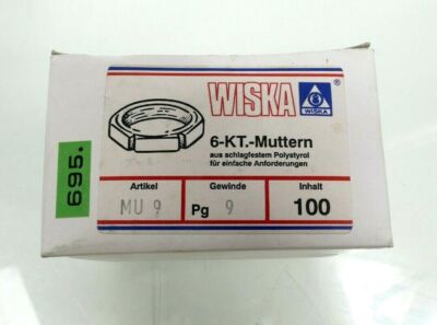 WISKA 6-KT-Muttern Gewinde PG9