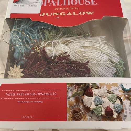 Opalhouse Jungalow Tassel Vase Filler Ornaments Gold Stars New