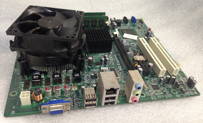 Dell G41T-DM MOTHERBOARD CPU + 2x2GB RAM & FAN CN-OU880P