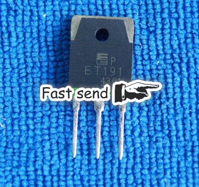 2 Pezzi FUJI ET191 TO-3P - Transistor Di Potenza Tripla Diffusa
