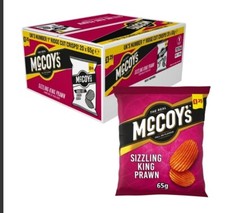 McCoy's Sizzling King Prawn Sharing Crisps 20x65g PMP