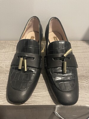 Louise Et Cie patent leather loafers Louise et Cie Patent Leather Loafers - Black Flats, Shoes  main image 3