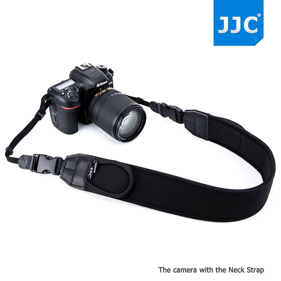 JJC 2Buckles Adjustable Neoprene Shoulder Neck Strap for DSLR Camera Canon Nikon - Image 2 of 4