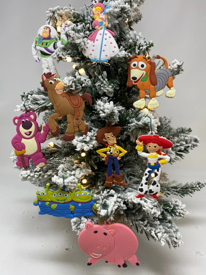 Toy Story Ornaments Deluxe 9 Piece Set Featuring Woody, Buzz Lightyear Brand New — 第 2/4 张图片