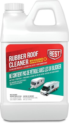 #ad quot;Rubber Roof Cleaner Sealer Protectant UV Camper RV Travel Trailer Cleaning Clea $51.99