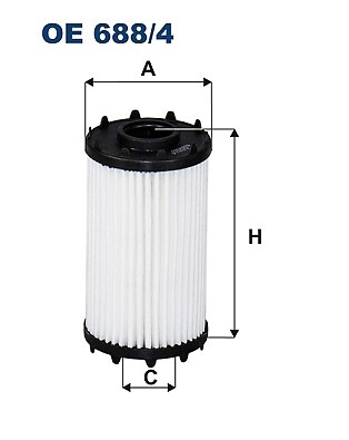 Filtron OE 688/4 Oil Filter for, Audi, Bentley, Porsche, VW
