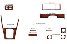 Wood Look dash panel trim kit for BMW 3 Series E30 1985-1994