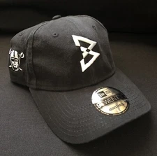 New Era Raiders Marshawn Lynch Beastmode Logo Men's Black Adjustable Dad Hat