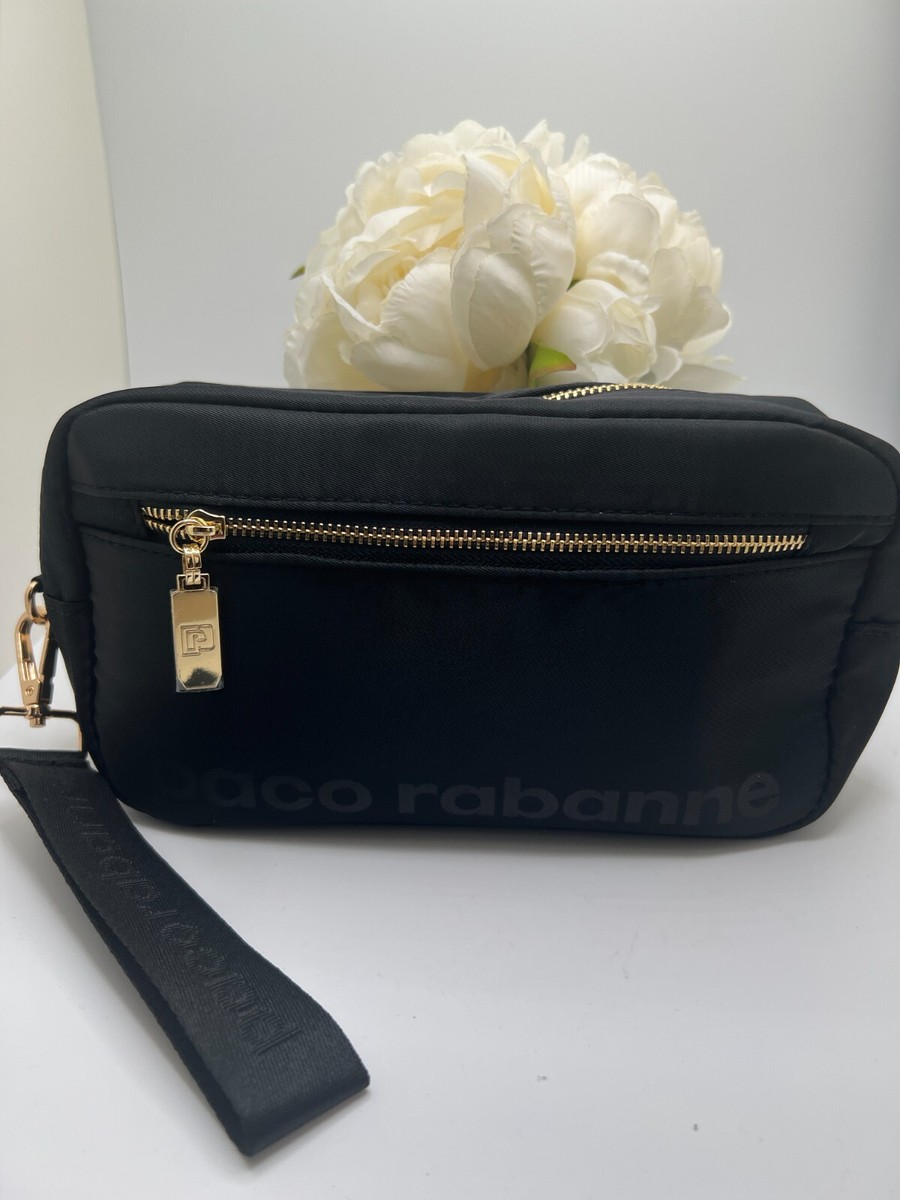 ★TOUT Y EST★ Blanc Black Ribbon Cosmetic Travel Pouch P207 Amazon.com: Black & White Stripe Print Leather Makeup Bag