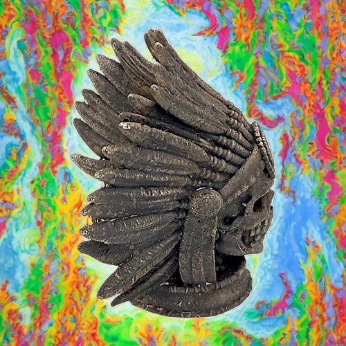 2025 J Pours - Jefe de Guerra - 2,0 oz .999 plata fina arena fundida estatua - Imagen 4 de 8