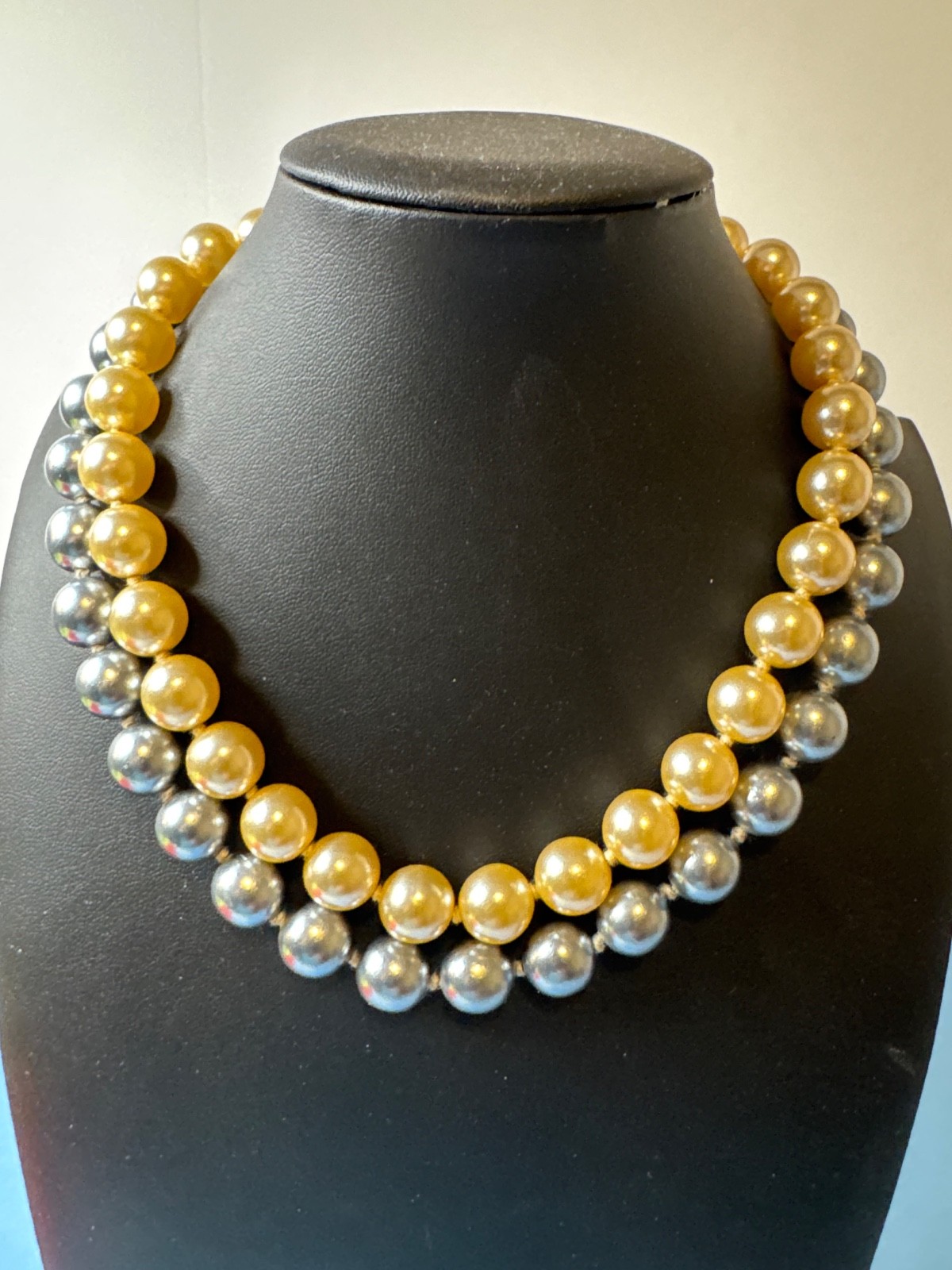 Vintage KJL Kenneth Jay Lane Multi Color Faux Pea… - image 9