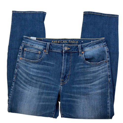 Jeans rectos originales American Eagle para hombre 34 x 30