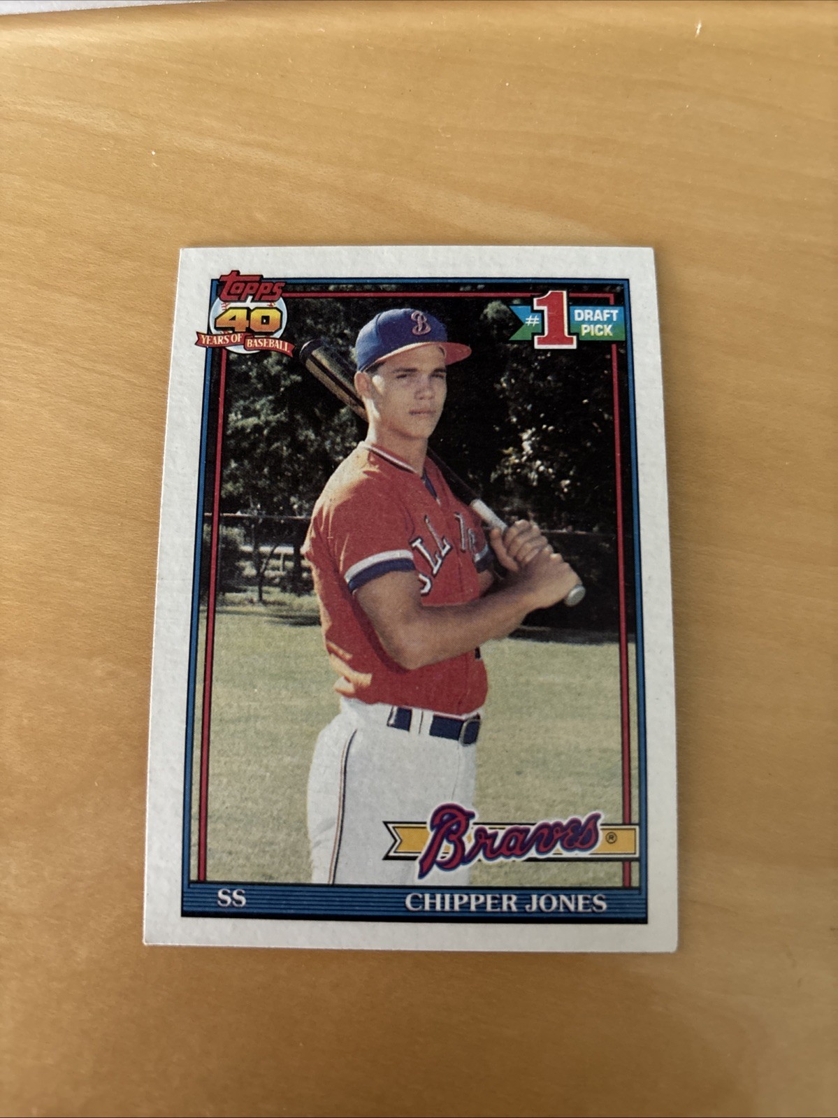 1991 Topps - Chipper Jones #333 (RC)
