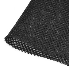 Speaker Grill Cloth 39.37x63 Inch Stereo Mesh Fabric Black Protective Dustproof