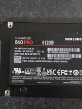 Samsung 860 Pro 2.5" 512GB SATA III Solid State Drive - Black (MZ7KH512HAJQ)