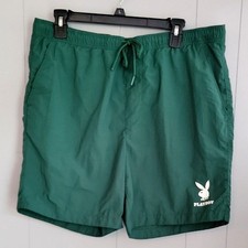Playboy Pacsun Mens Shorts Large Green Summer Wear.