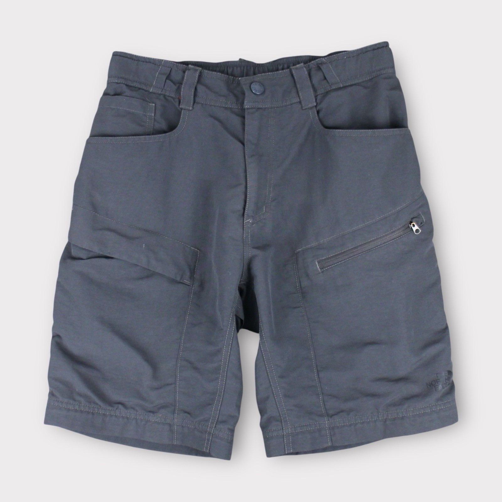 The North Face Men’s Cargo Hiking Shorts Gray Nylon Outdoor Utility Size Small