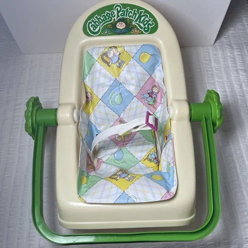 VTG 1983 Coleco Cabbage Patch Kids Doll Carrier Rocker; Complete w/ Pad, Clean!