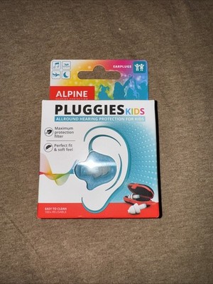 Alpine Pluggies Kids Ear Plugs for Small Ear Canals   Noise Cancelling