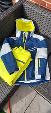 Wedze Unisex Kids Ski Suit Set 14 Years Colourblock Hooded Full Zip