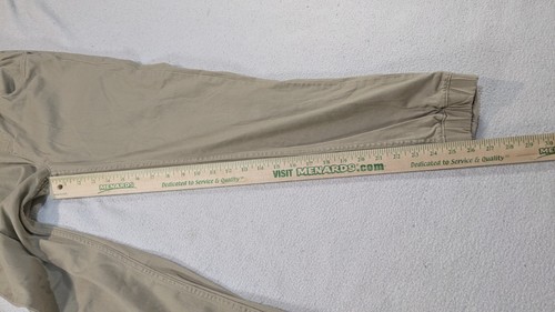 Levis Joggers Youth 14 Reg Drawstring Khaki Red Tab Elastic Ankles 26x26 School - Picture 8 of 11