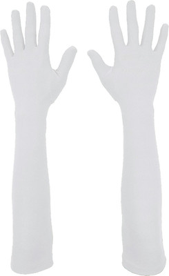 Unisex 17.7'' Elbow Length Spandex Stretchy Costume Gloves Opera Party Bridal Dan