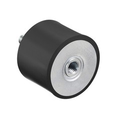 M8 Thread Male Female Rubber Mount Vibration Isolator 40mm x 30mm