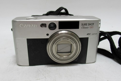 #ad Canon Sure Shot Classic 120 35mm Point Shoot Camera WORKS Read Description $79.95