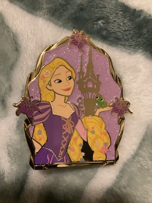 Rapunzel Pascal Tangled PALM Disney Princess Pals & Castles Pin