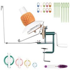 Large Yarn Winder,10 Oz Hand Operated Metal Ball Winder for Crocheting  Knit...